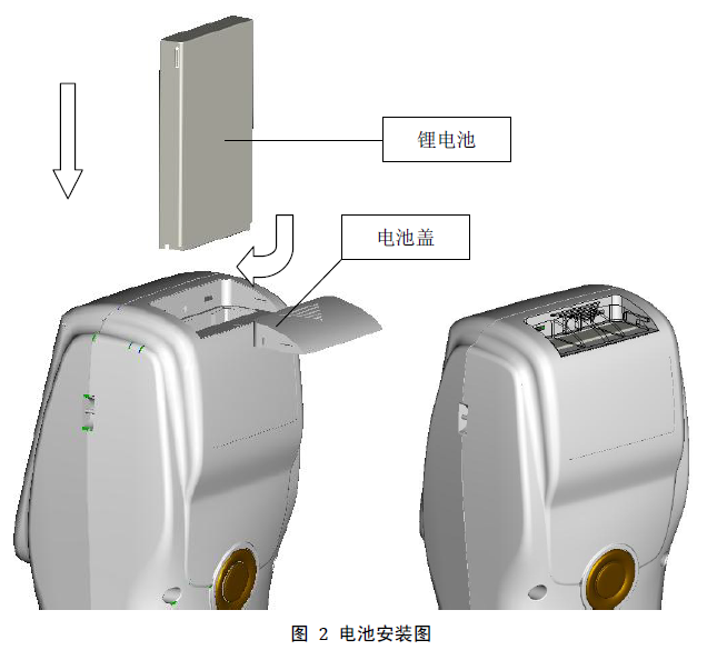 NS800分光測色儀的結(jié)構(gòu)圖2